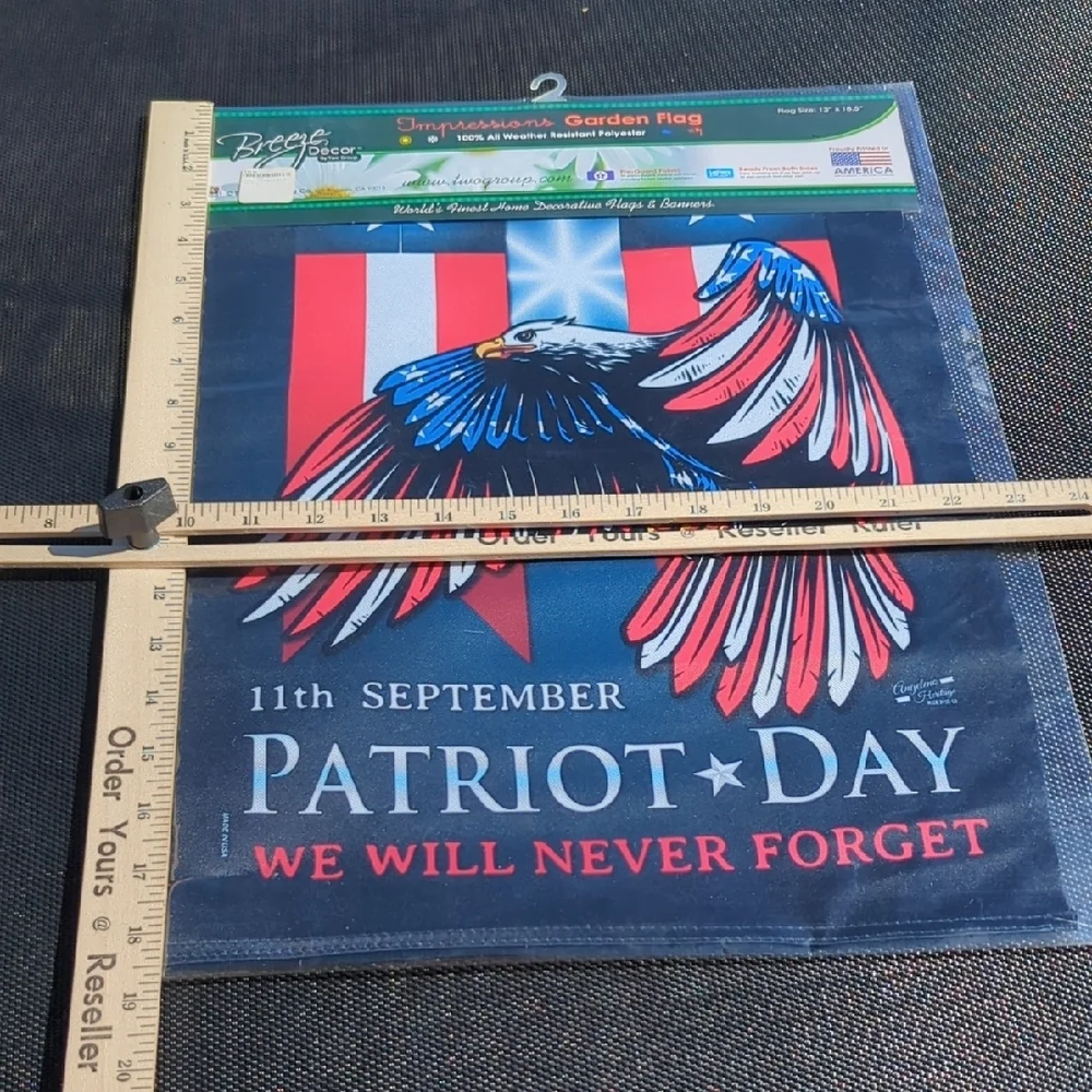 Patriot Day Garden Flag - Picture 3 of 5